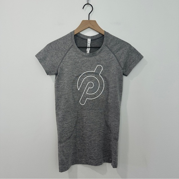 Lululemon x Peloton Swiftly Tech Short Sleeve Crew Gray Heathered size 6 - Picture 1 of 5